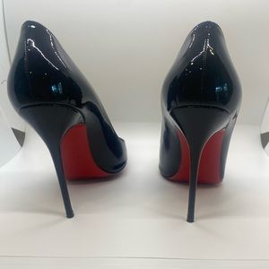 JUST SOLD - Barely Worn Authentic Christian Louboutin Black Patent Pumps